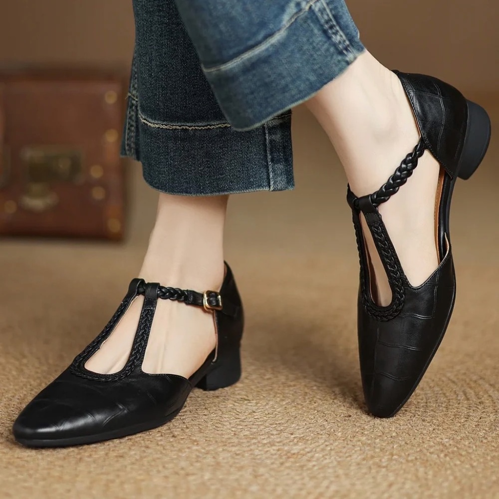 NEW Sarah and Kate Mary Janes Size 9.5 (EU 40) Black leather
